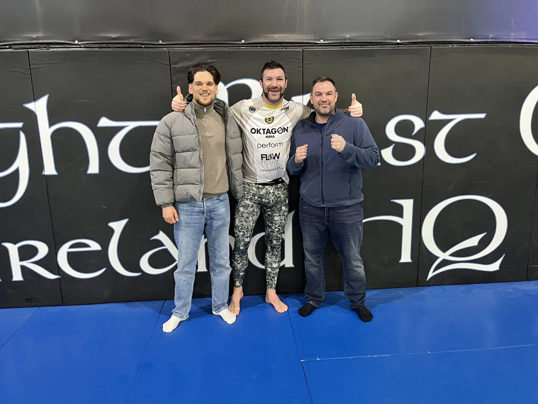 Maurice Welsch im Straight Blast Gym Ireland HQ