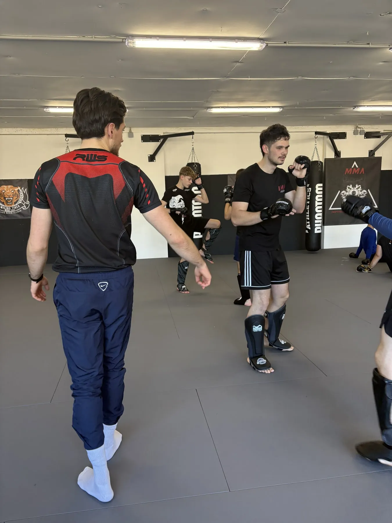 Training in der Halle der IMA Geib